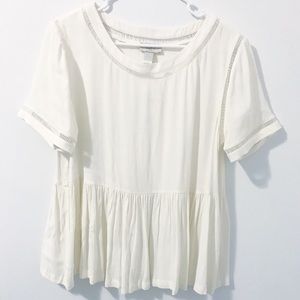 LOFT peplum blouse NWT